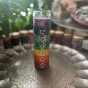 Chakras Pillar Candle